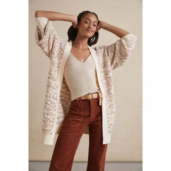 Anthropologie Jenna Marled Cardigan Size OS - Picture 1 of 9